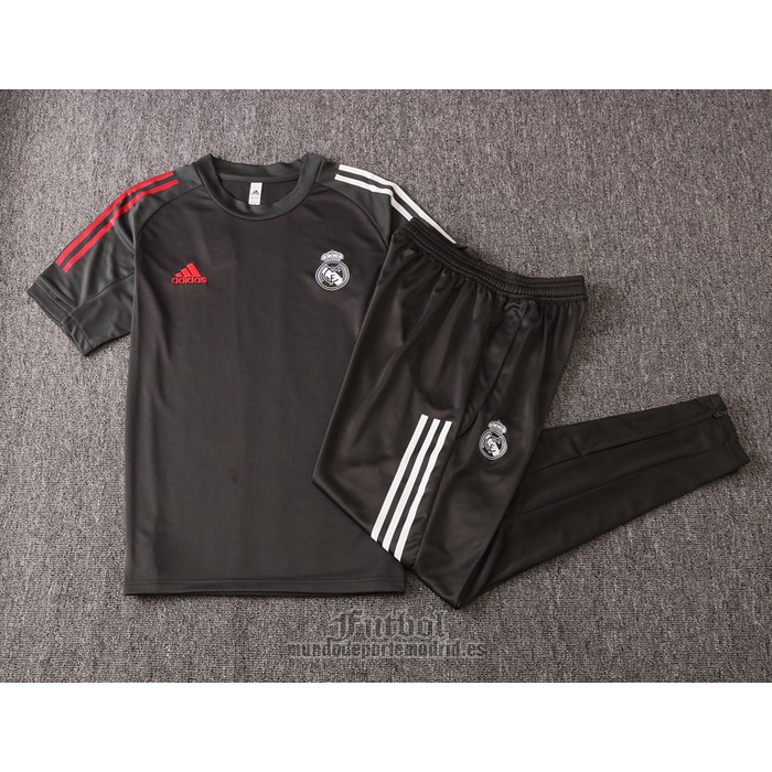 Chandal del Real Madrid Manga Corta 2020-2021 Gris